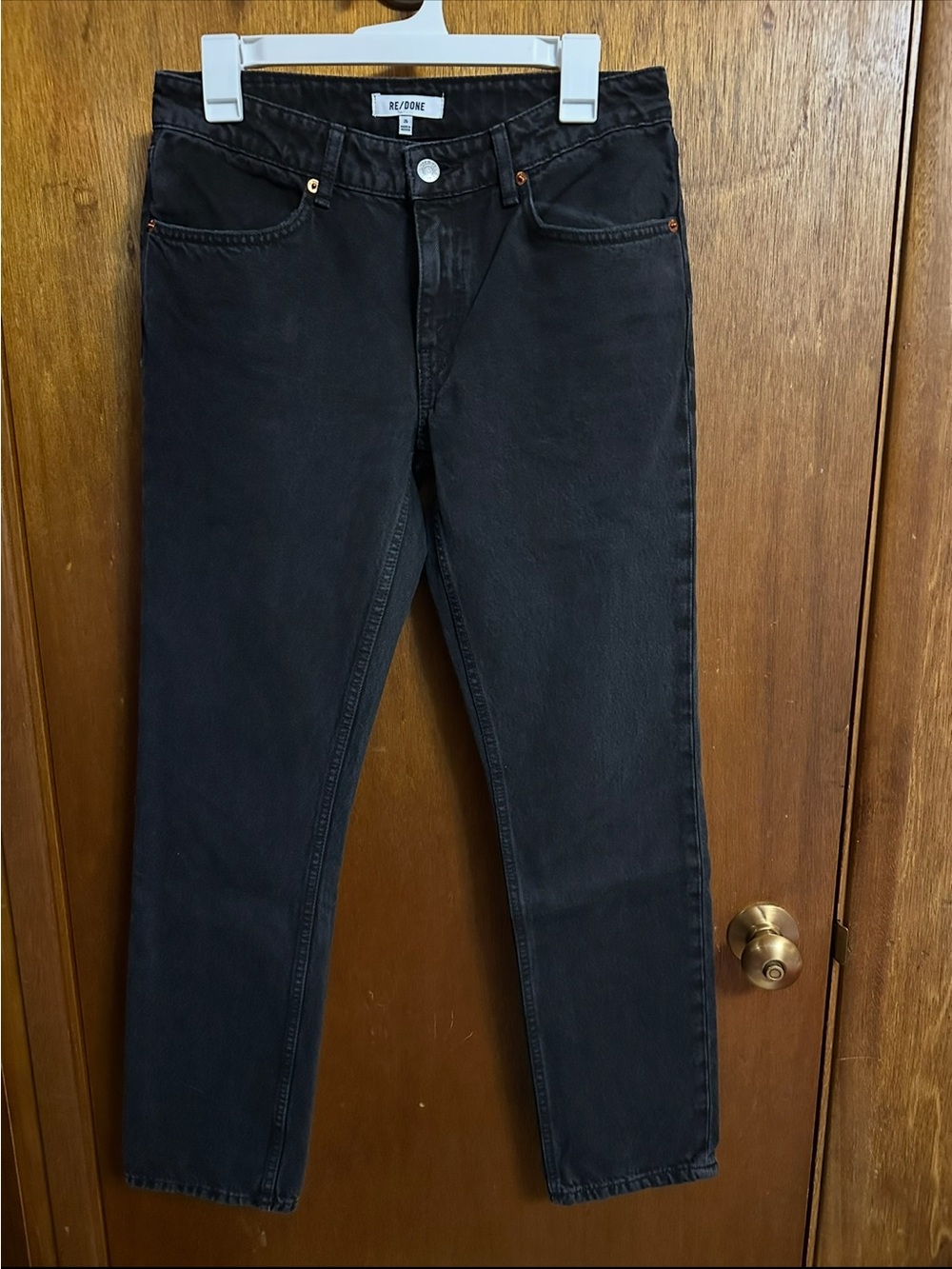 Re/Done 70s Low Rise Straight Jeans